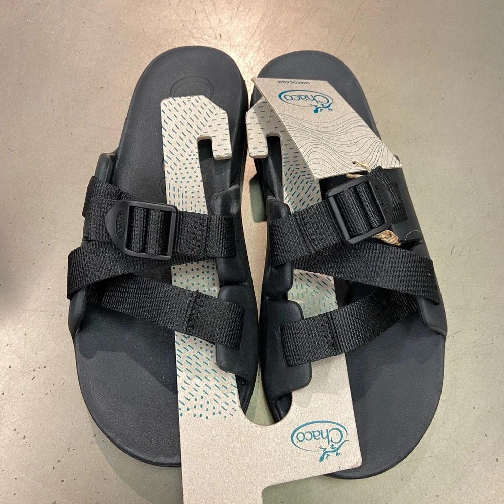 Chaco Chillo black kids water shoes sandals size 3 new - Picture 1 of 8